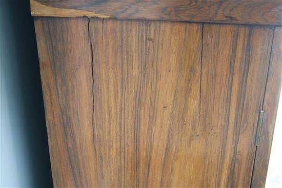 A Regency style brass inset rosewood cabinet w.190cm